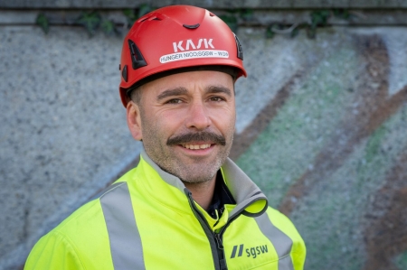 Nico Hunger ist Gruppenleiter Rohrnetzmonteure.